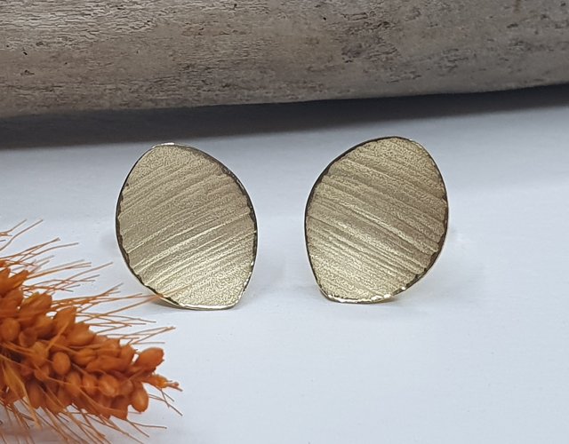 Golden Leaf Earrings