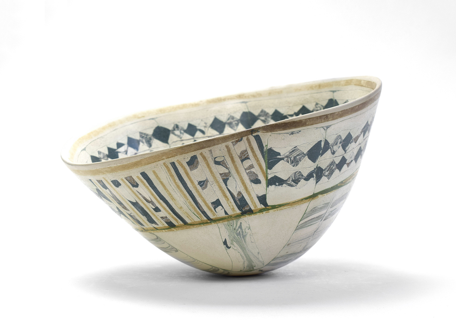 Tilted Bowl #43 by Barbara Gittings