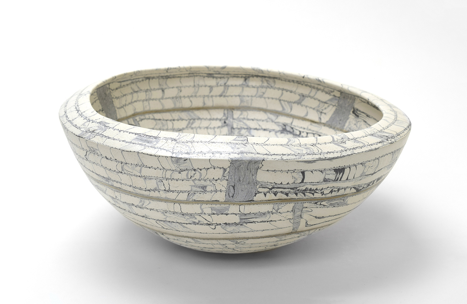 Intermediate Bowl with Rim #1 by Barbara Gittings