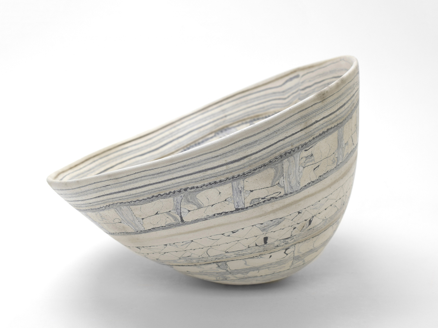 Tilted Bowl #48 by Barbara Gittings