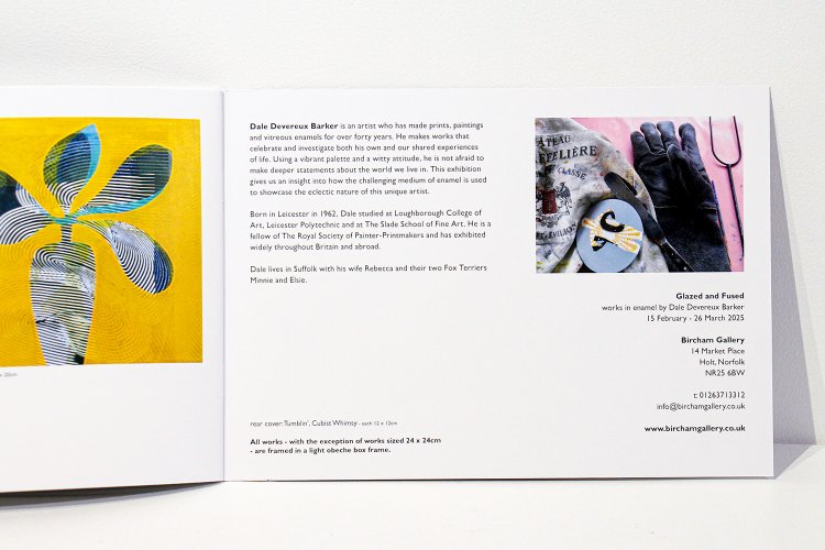 Glazed and Fused Exhibition Catalogue by Dale Devereux Barker - alternative image