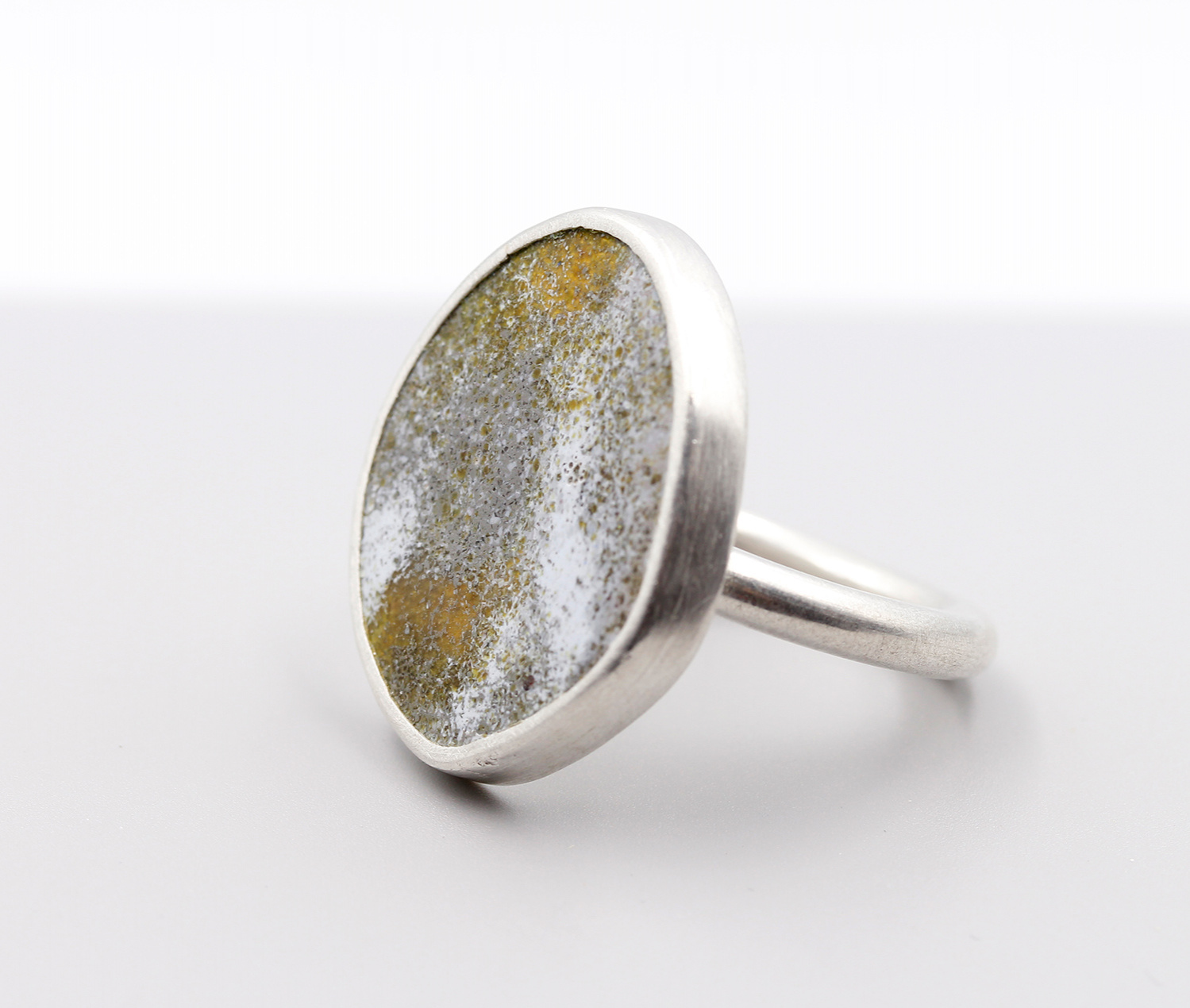 'Winter Pebble' Ring by Catherine Beckett