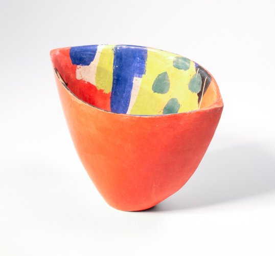 Retro Red III Open Vessel by Carolyn Genders - alternative image