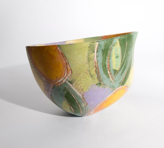 Abstract Spring II Open Vessel by Carolyn Genders - alternative image