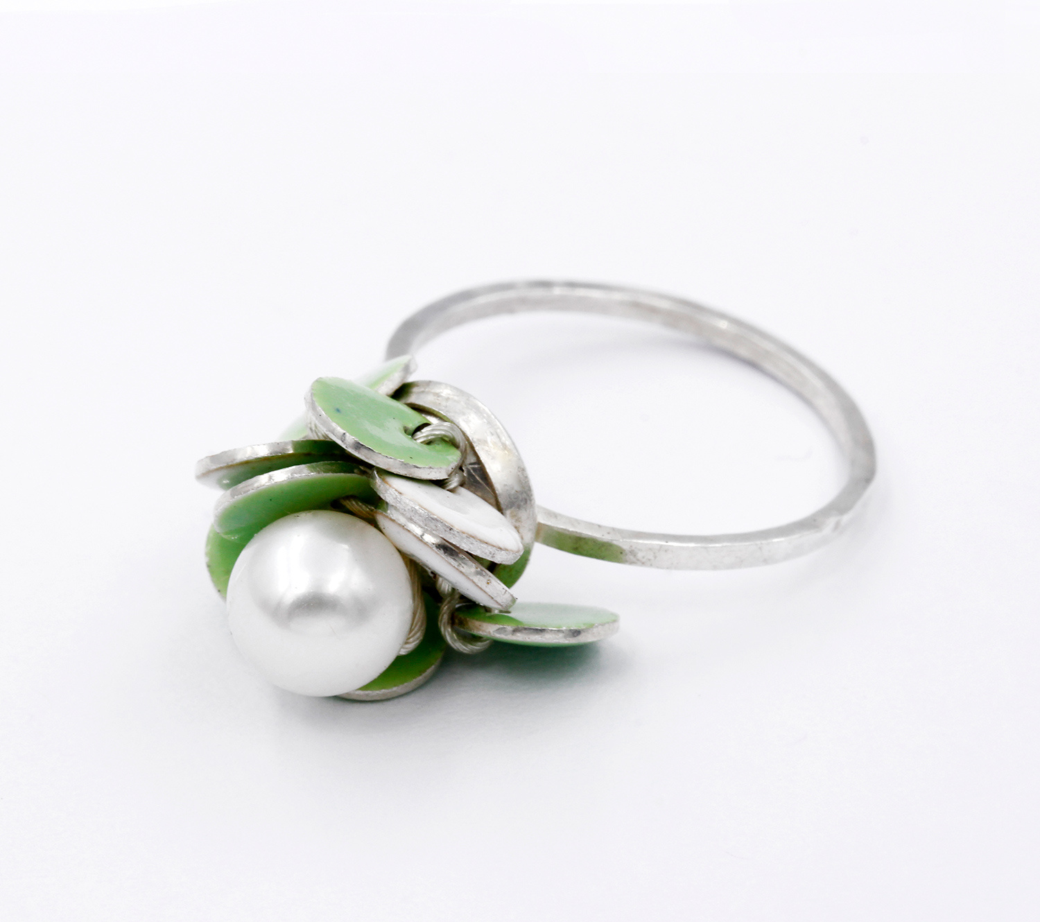 Green Bloom Ring by Charlotte Smith