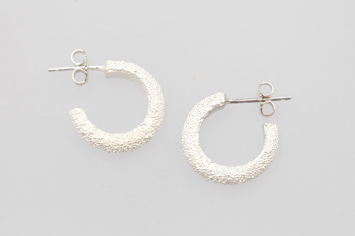 Textured Hoops by Catherine Hills