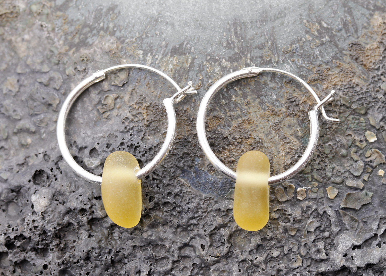 Hoop Earrings, small by Gina Cowen