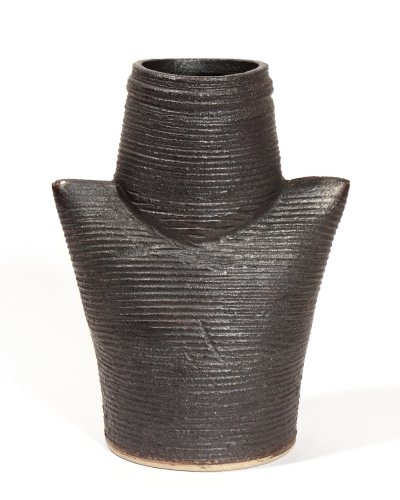 Grooved Mask Pot by Chris Carter - alternative image