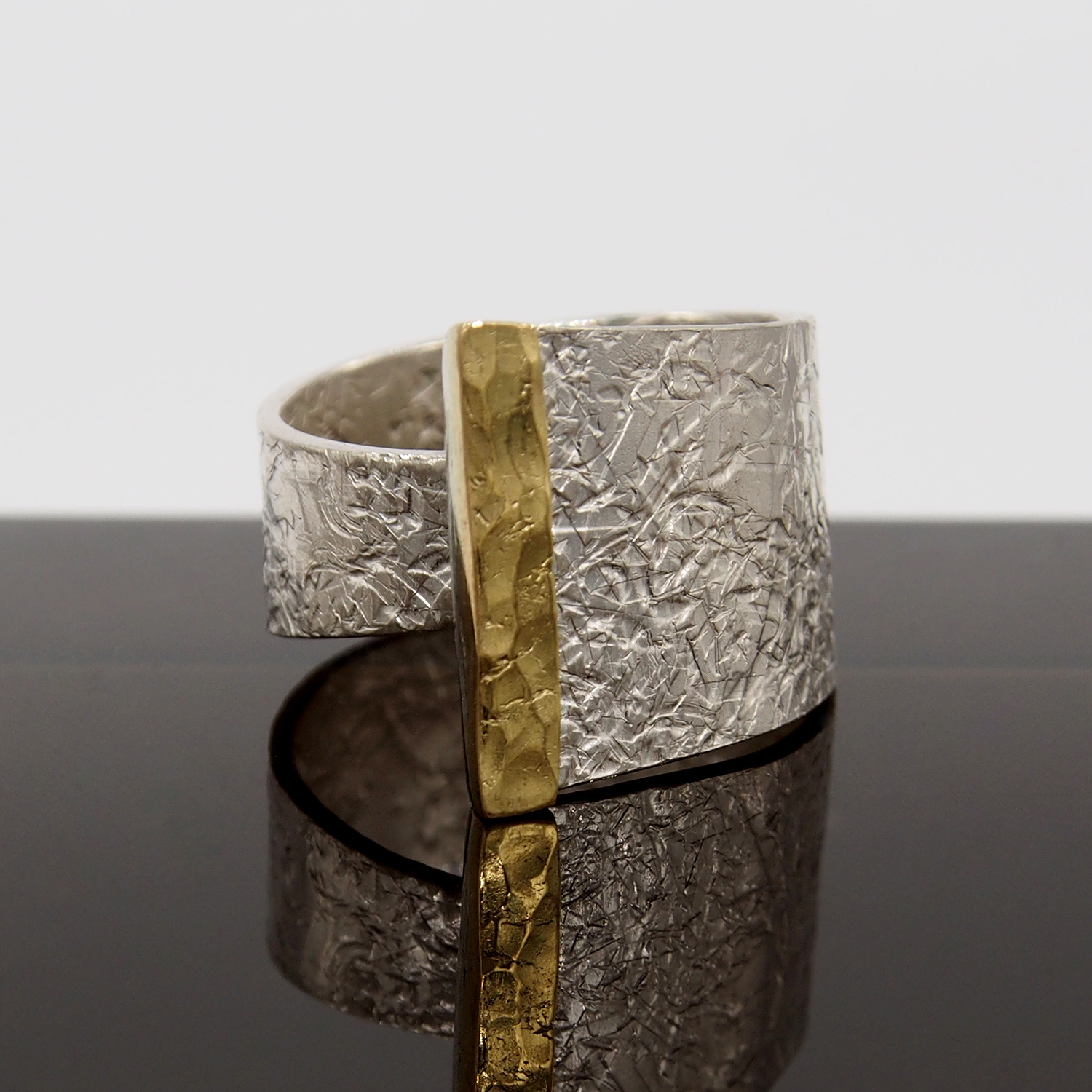 Gold Edge Ring by Elaine Cox