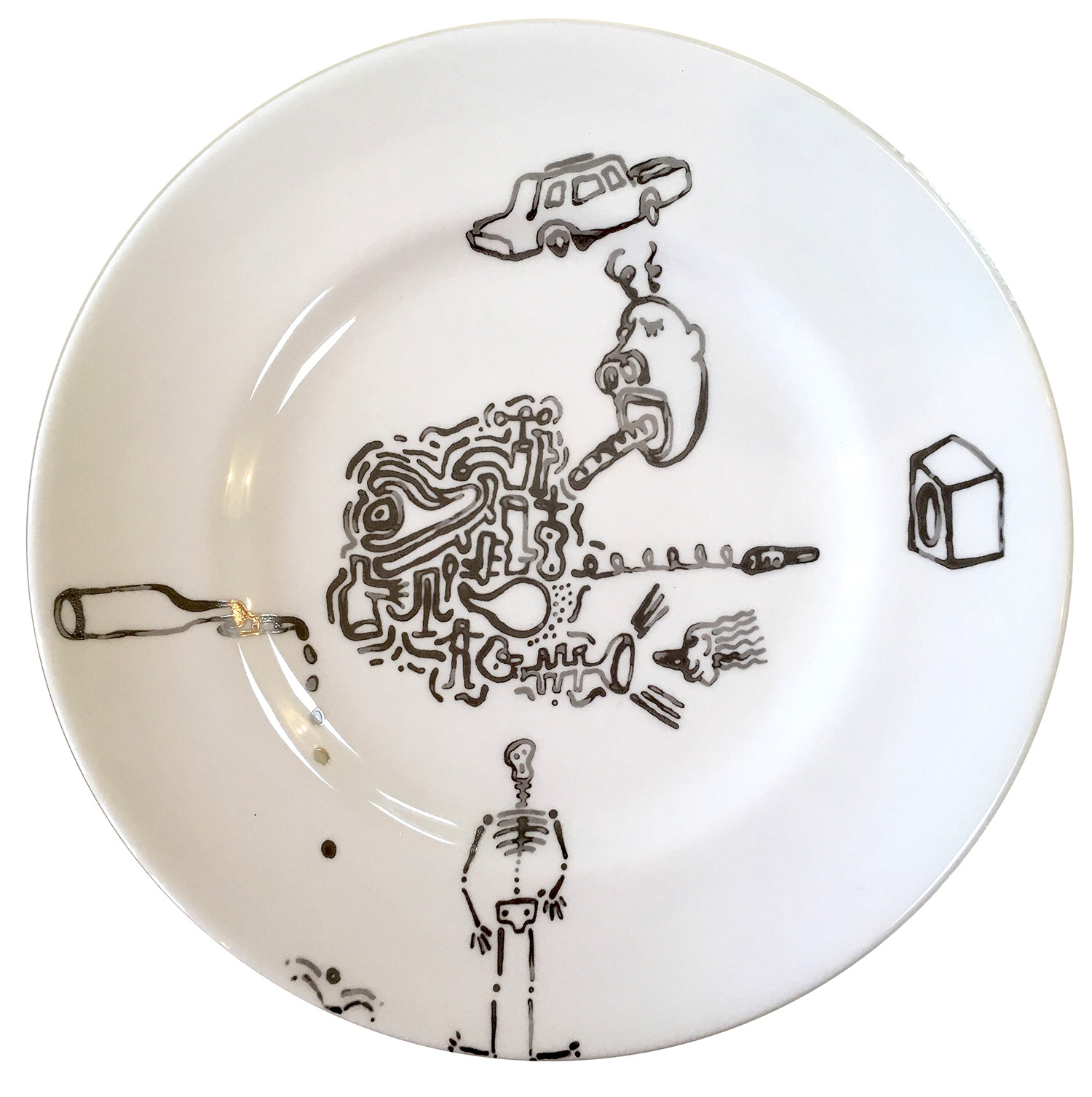 Plate-Platinum Mosta by Dale Devereux Barker