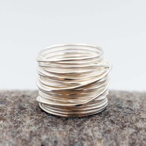 Grande Spaghetti Ring by Disa Allsopp - alternative image