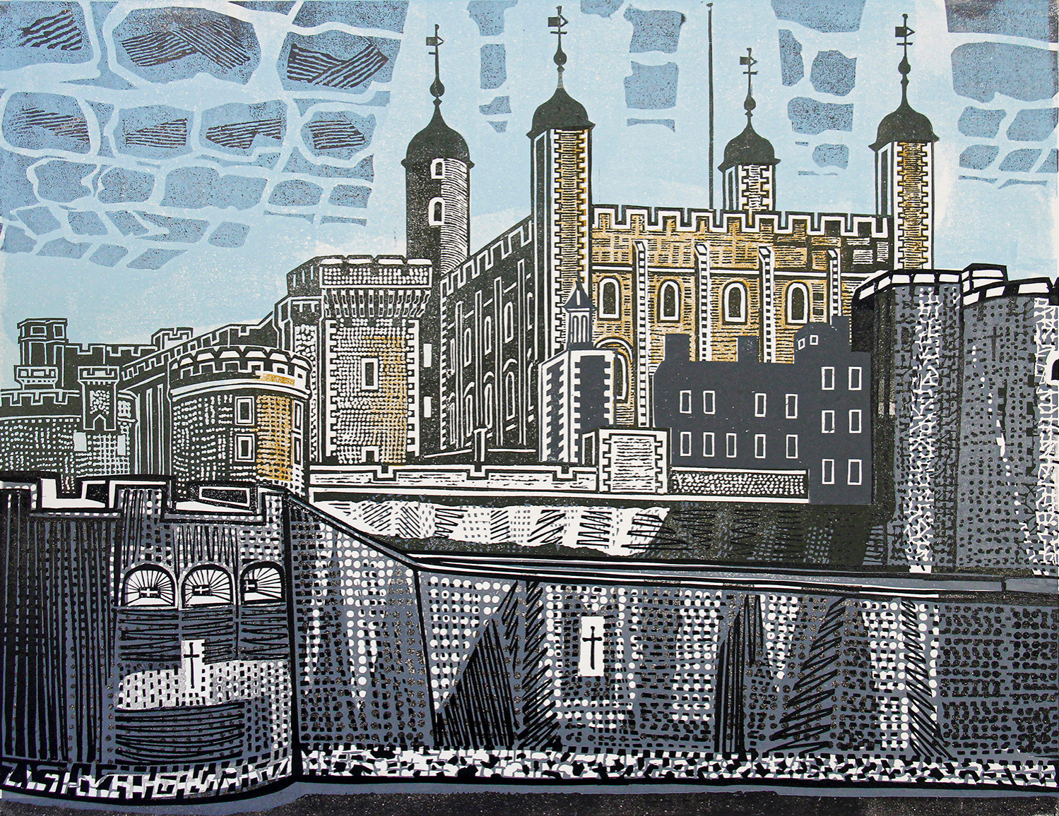 Tower of London by Edward Bawden