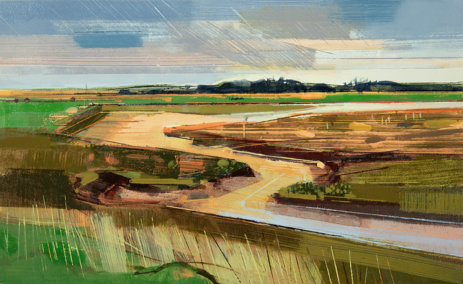 One Fine Day, Burnham Marshes by Jane Human