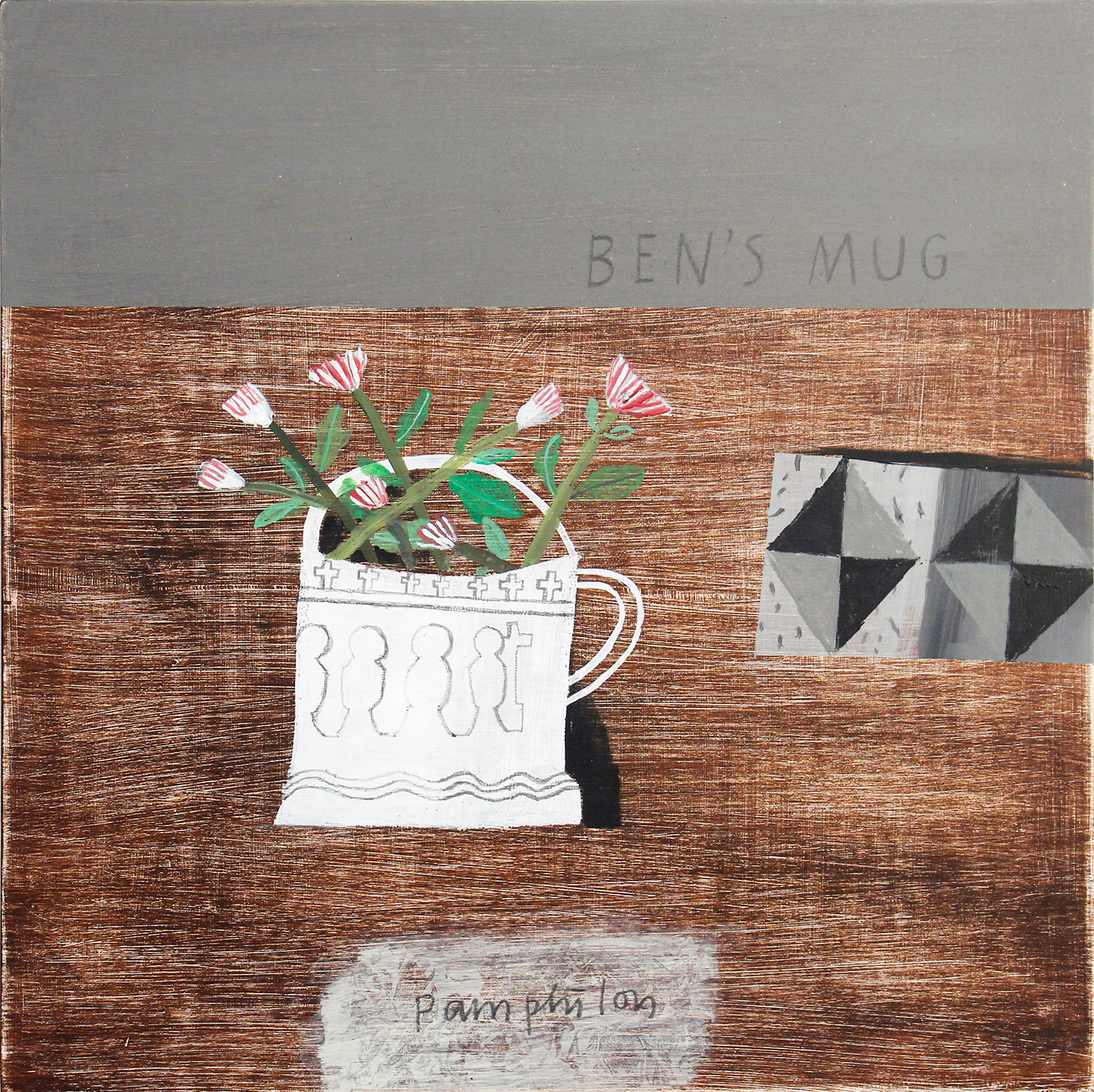 Ben Nicholson's Mug with Flowers by Elaine Pamphilon