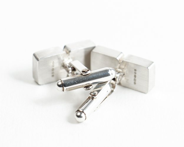 Double Square Cufflinks by Jill Newbrook - alternative image