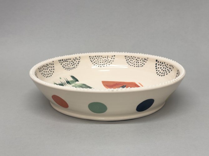 Round Bowl with Bird by Irena Sibrijns - alternative image