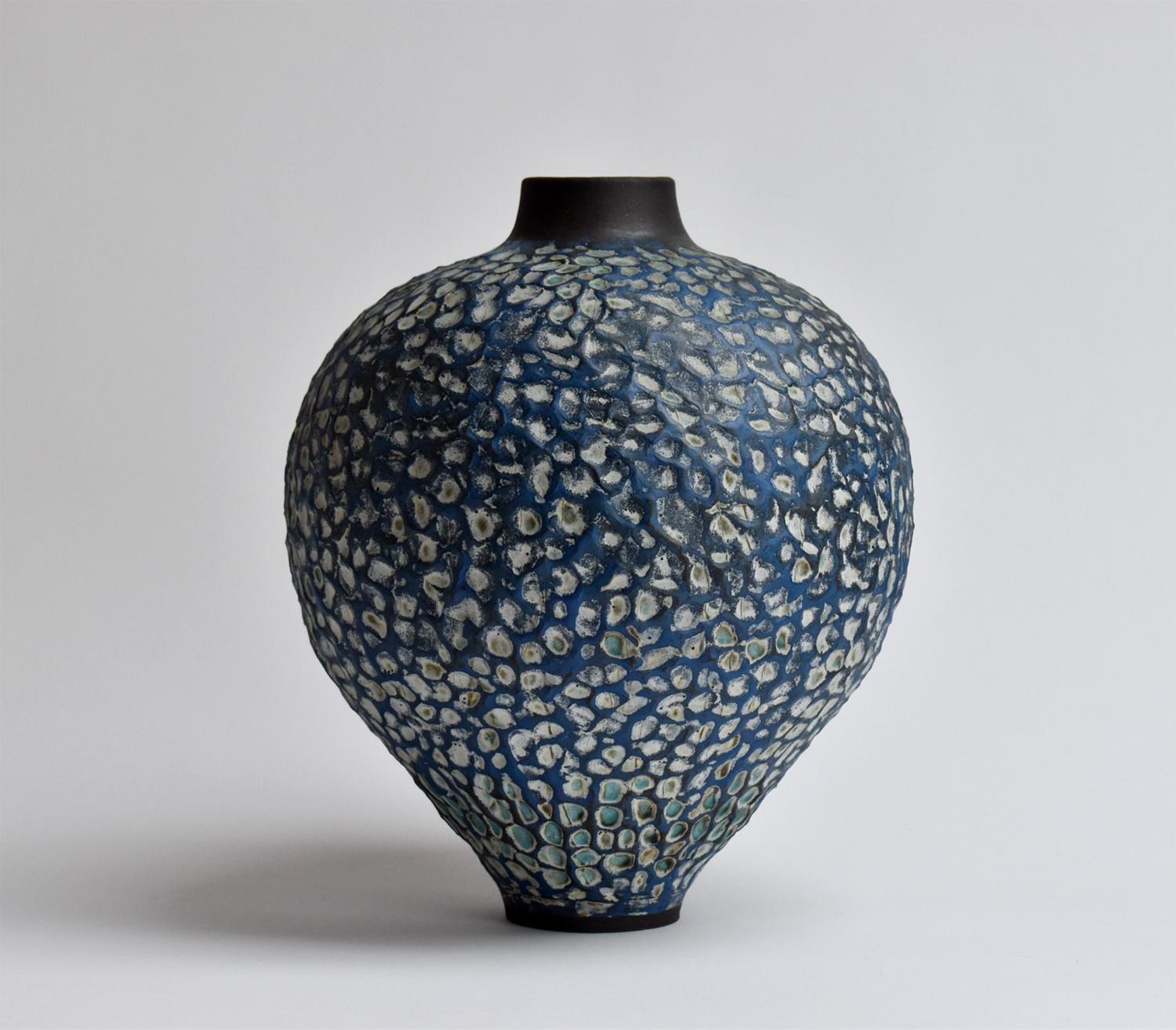 Large Blue Jar by Jennifer Amon