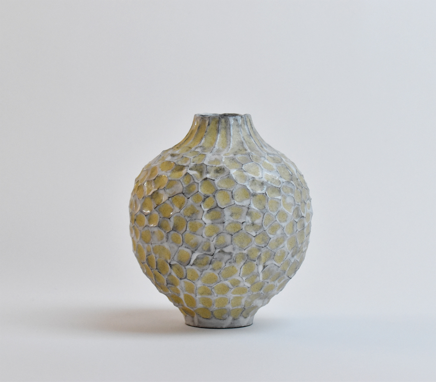 Lemon Jar, Pleated Neck by Jennifer Amon