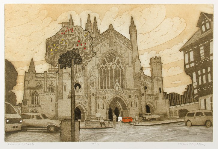 Hereford Cathedral by John Brunsdon - alternative image