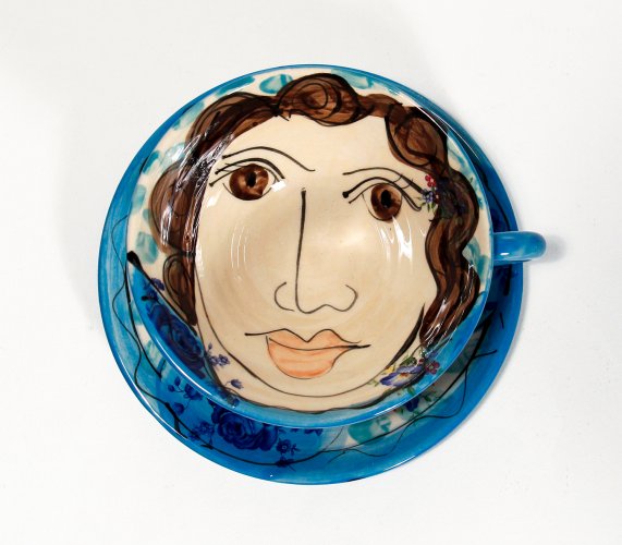 Cup and Saucer by Karen Atherley - alternative image