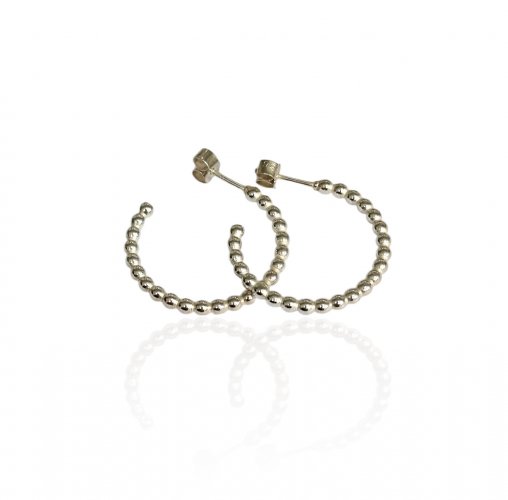 Pearl Wire Hoops