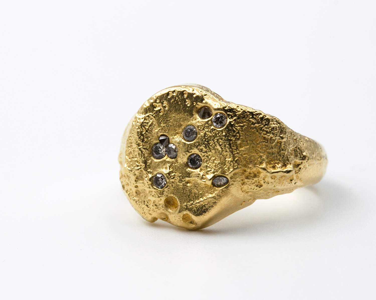 Freeform Signet Ring by Kelvin Birk