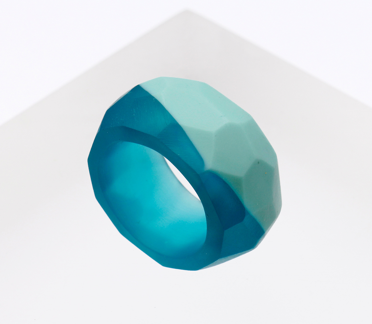 Geo Faceted Ring by Karen McMillan