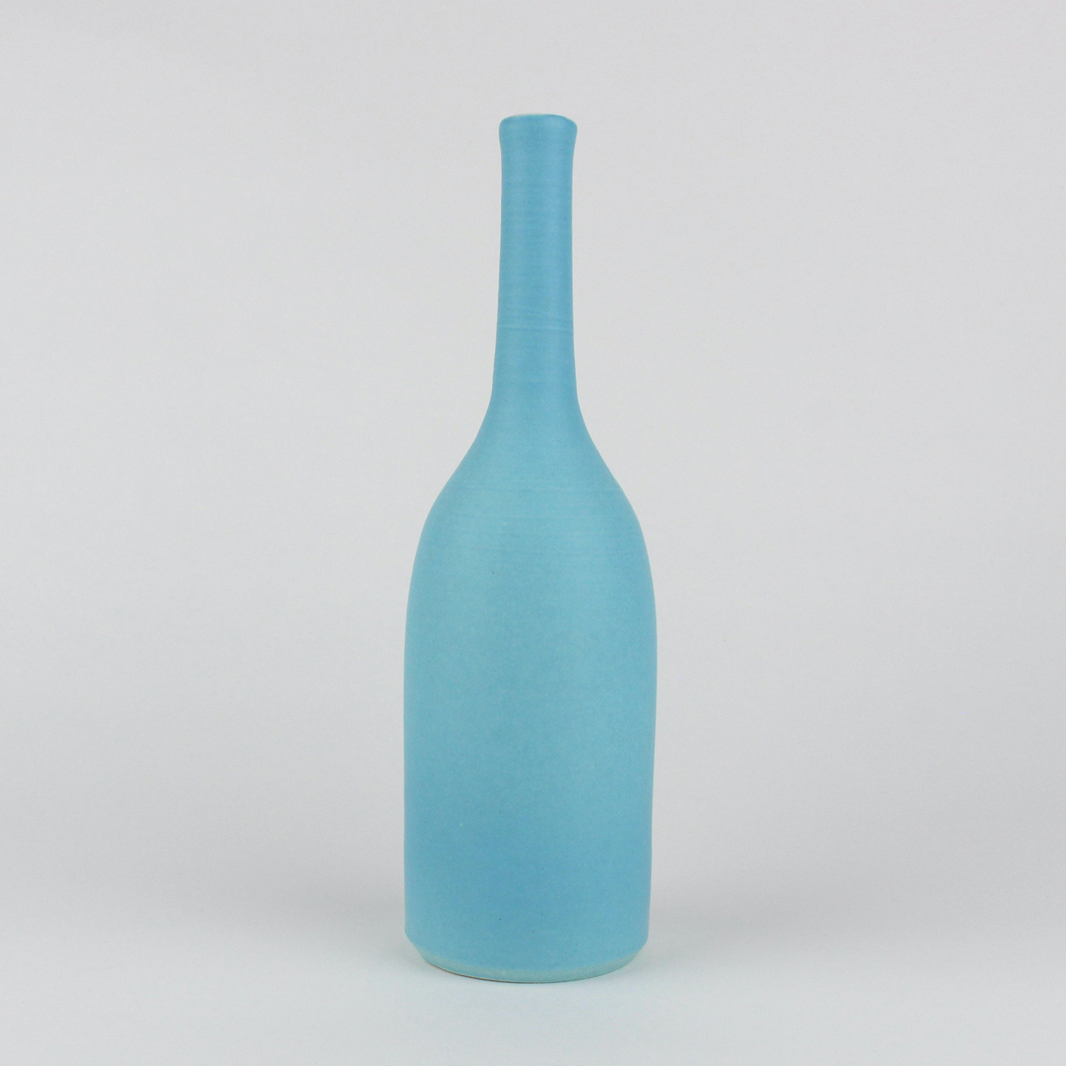 Bottle, cerulean blue by Lucy Burley