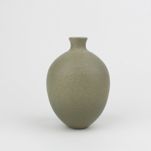 Oval Vase, lichen green