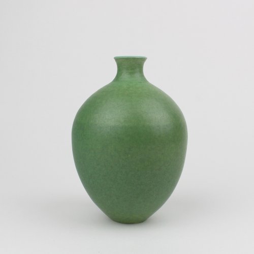 Oval Vase, evergreen