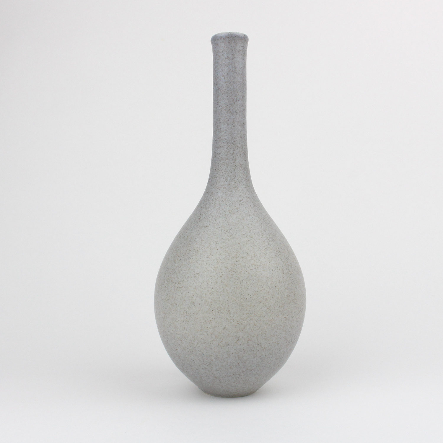 Oval Bottle, french grey by Lucy Burley