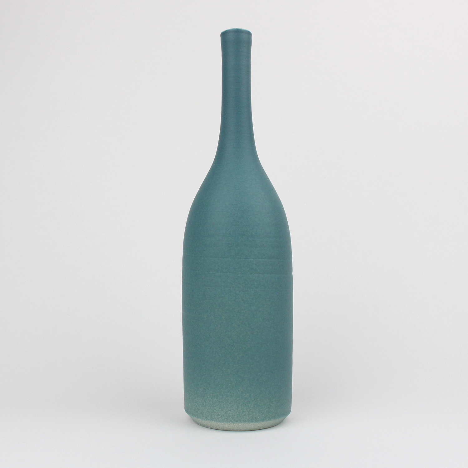 Bottle, teal by Lucy Burley