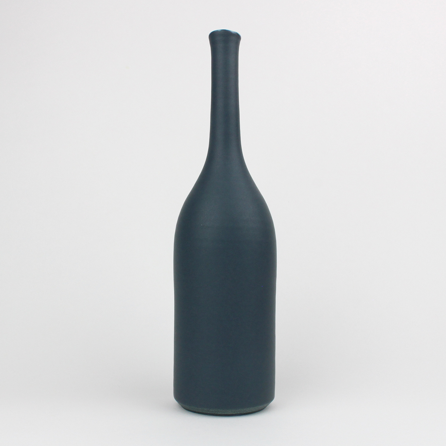 Bottle, deep teal by Lucy Burley