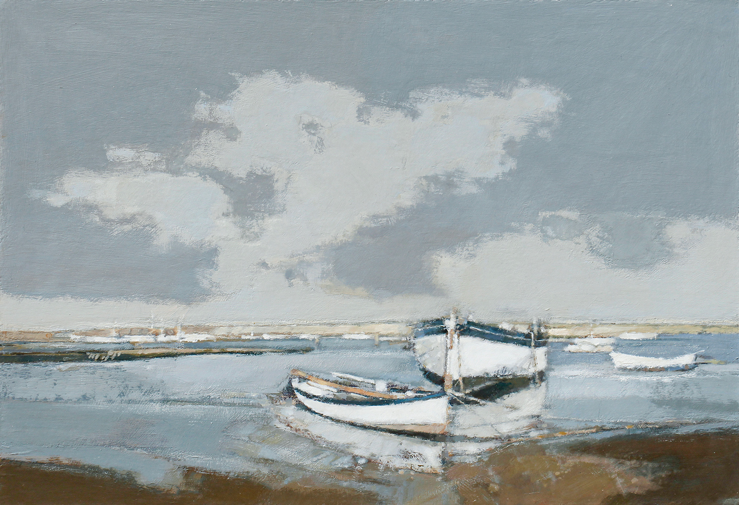 White Boats, Brancaster Staithe by John Newland