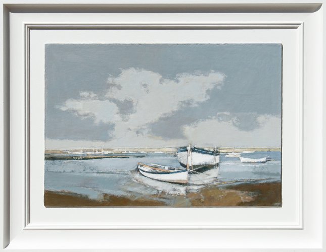 White Boats, Brancaster Staithe by John Newland - alternative image