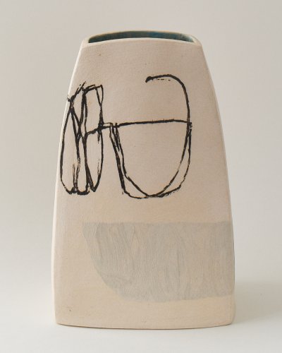 Tapered Vessel, tall by Louise McNiff - alternative image