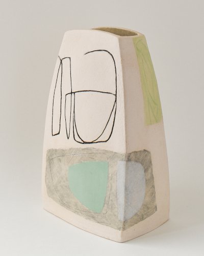 Tapered Vessel, tall by Louise McNiff - alternative image