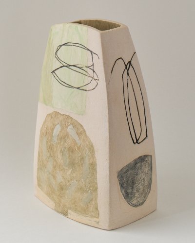 Tapered Vessel, tall by Louise McNiff - alternative image