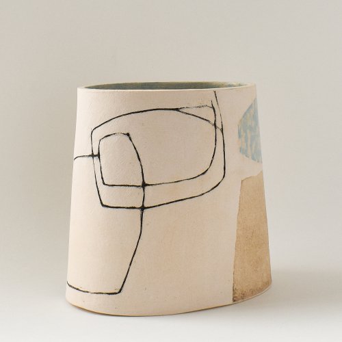 Tapered Oval Vessel by Louise McNiff - alternative image