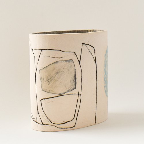 Narrow Oval Vessel, medium by Louise McNiff - alternative image