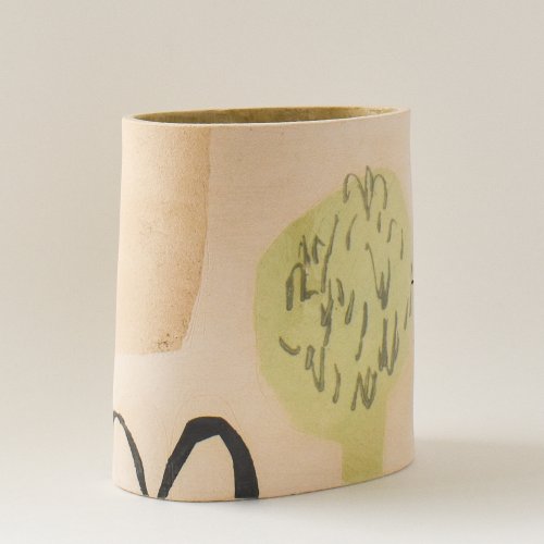 Narrow Oval Vessel, medium by Louise McNiff - alternative image