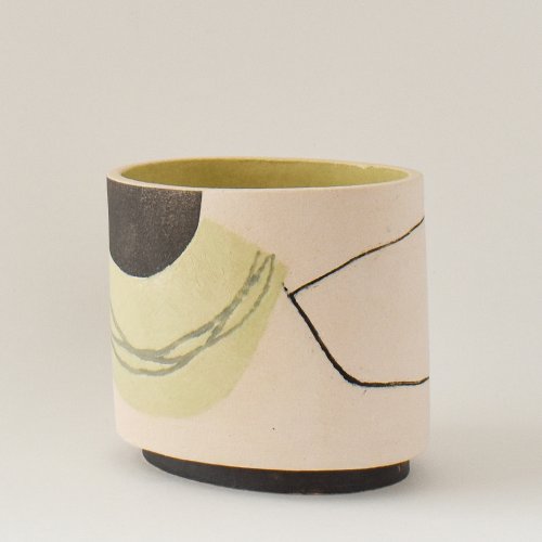 Oval Vessel with Foot, medium by Louise McNiff - alternative image