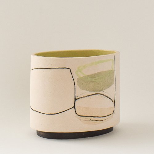 Oval Vessel with Foot, medium by Louise McNiff - alternative image