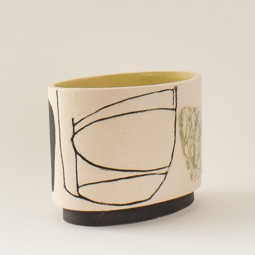 Oval Vessel, small by Louise McNiff - alternative image