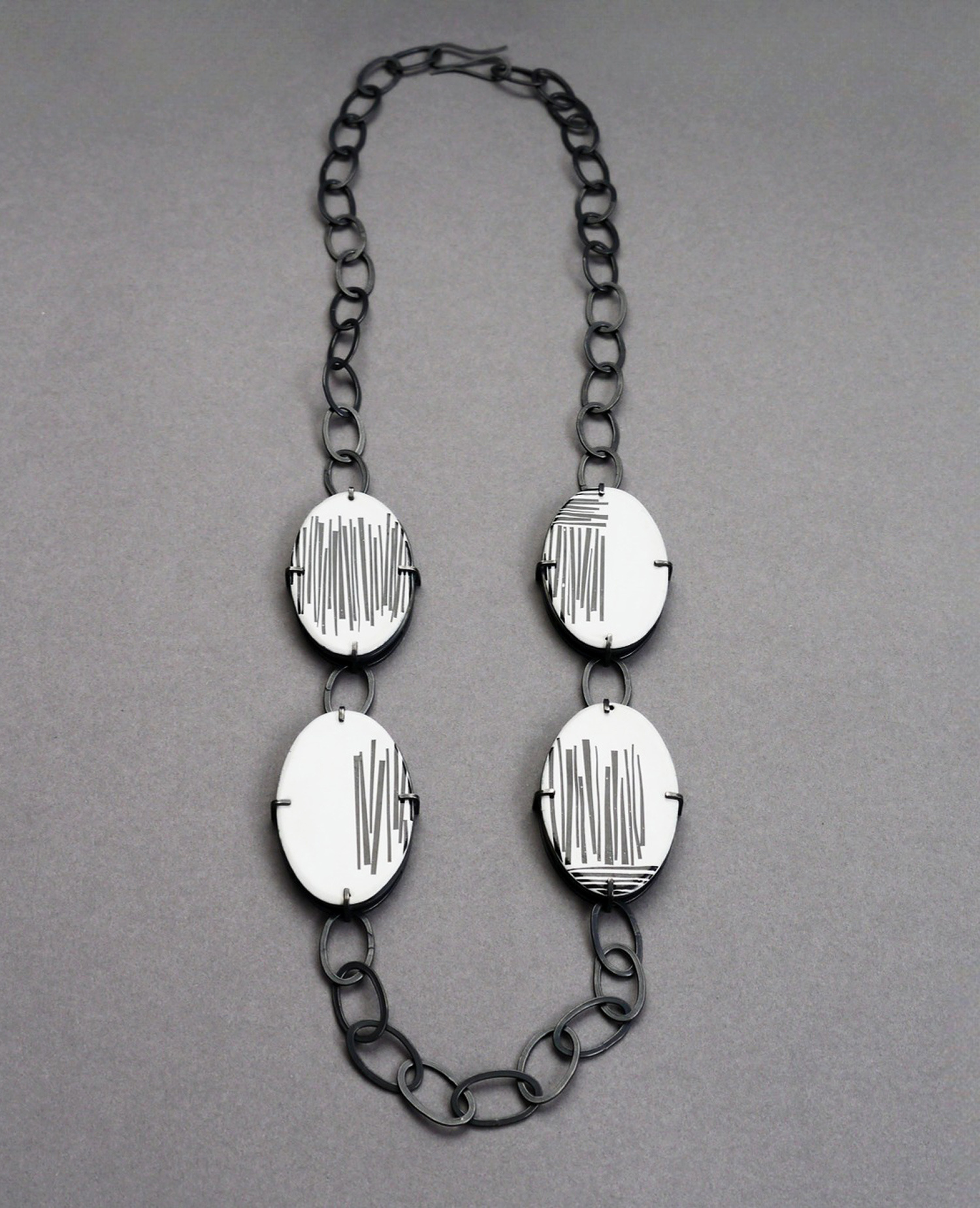 Shred Marked Necklace by Mizuki Takahashi