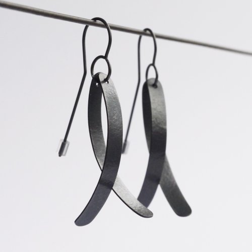 Long Strip Earrings by Mizuki Takahashi - alternative image