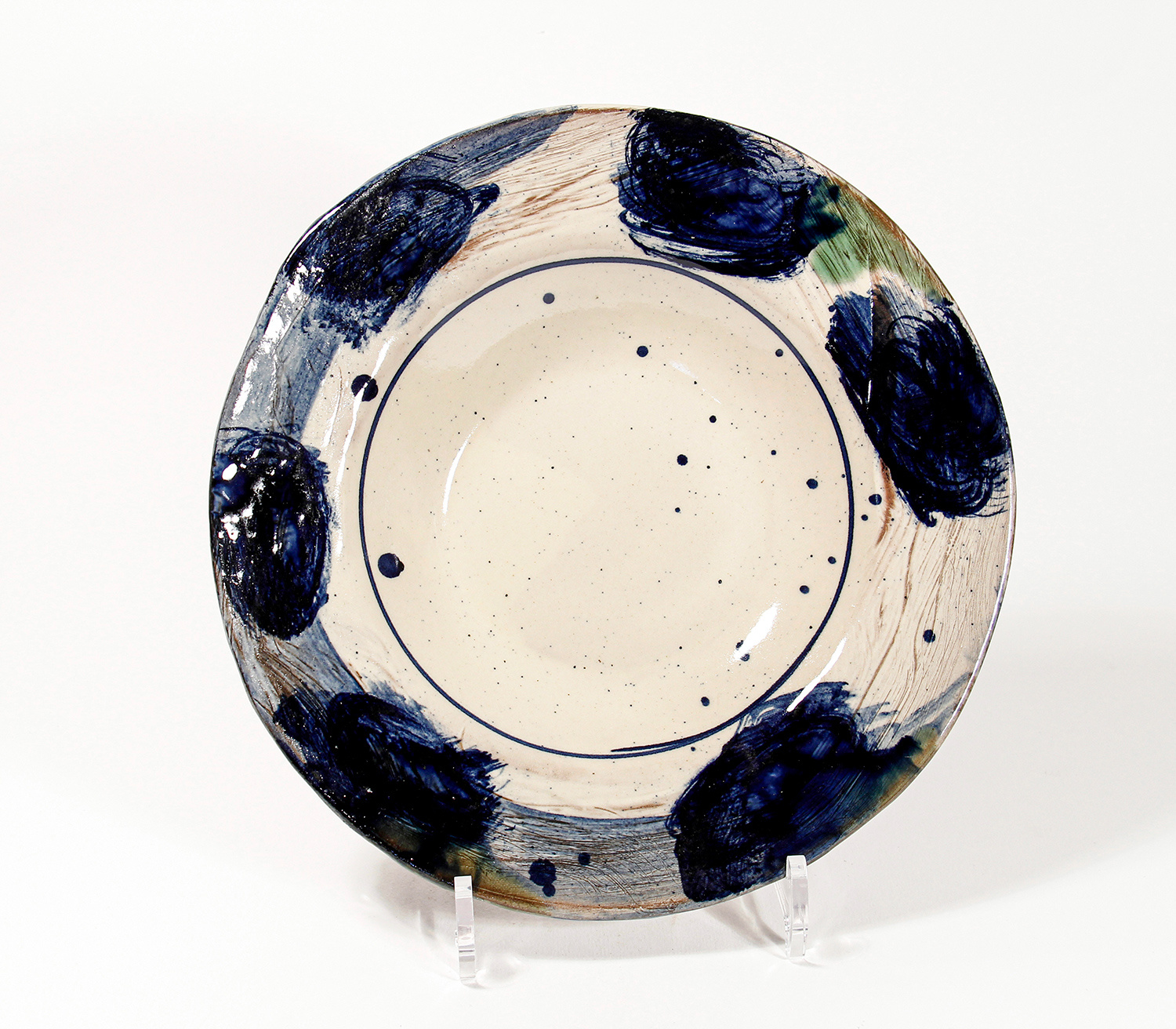 Round Pasta Plate by Nigel Lambert