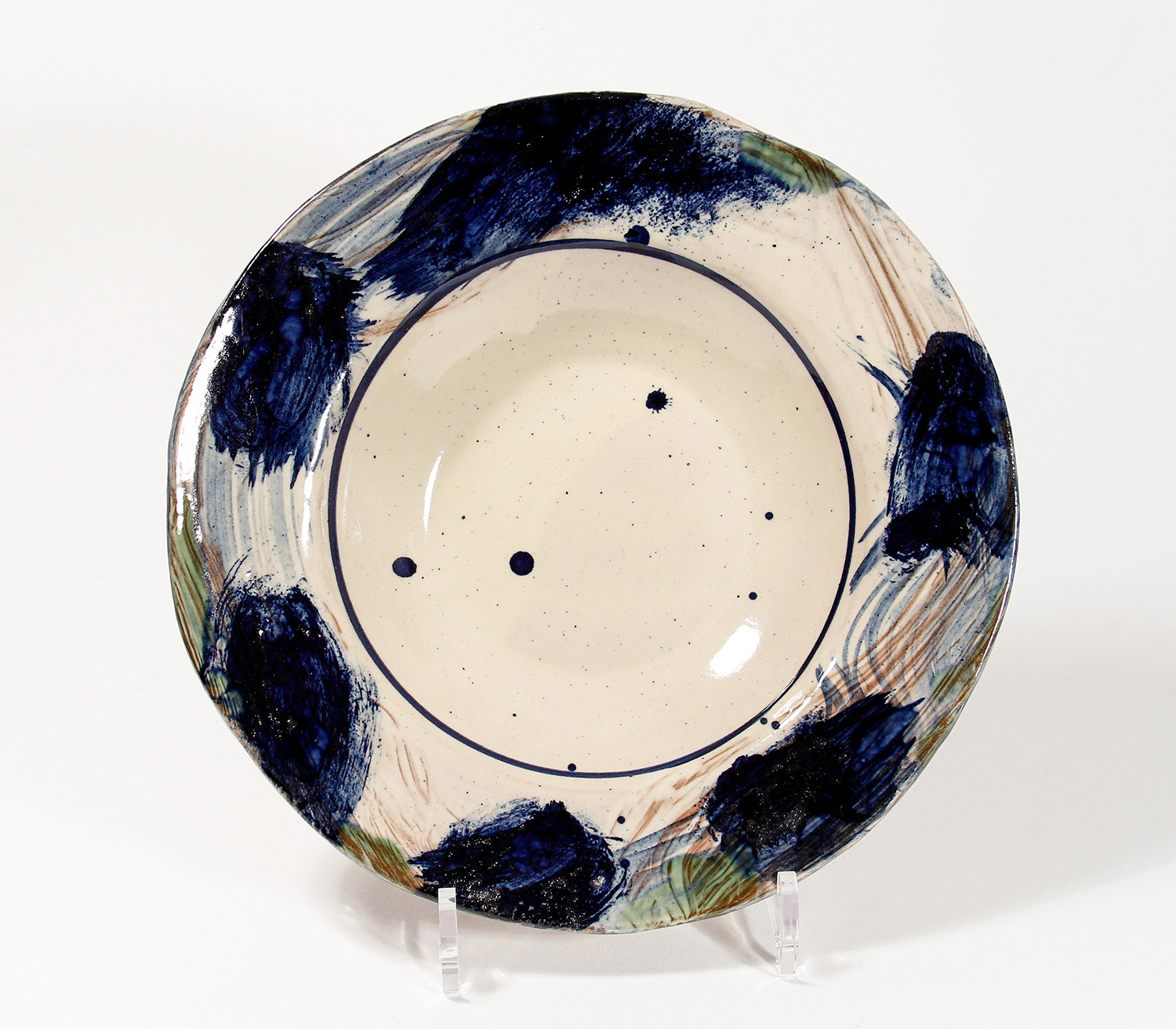 Round Pasta Plate by Nigel Lambert