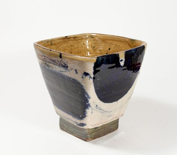 Handbuilt Square Footed Bowl by Nigel Lambert - alternative image