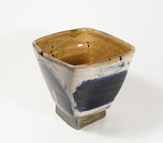 Handbuilt Square Footed Bowl by Nigel Lambert - alternative image